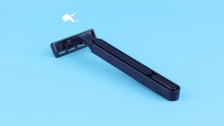 Rasoir à double lame jetable pour hommes, fait sur mesure, noir, sécurité, visage