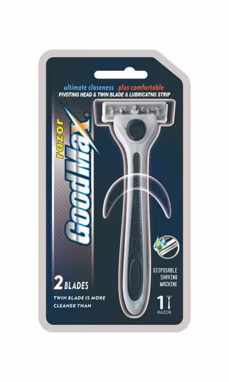 Rasoir à double lame de sécurité pour le rasage System Men