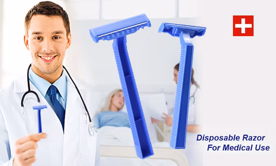 Sac unique emballage rasoir médical hygiénique rasoir jetable